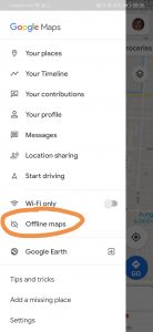 offline Google Maps